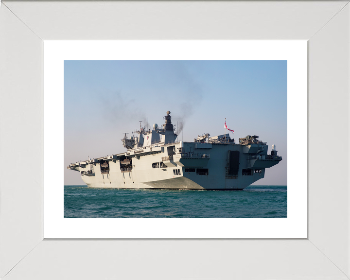 HMS Ocean L12 Landing Platform Helicopter November 2016 At Sea Photo Print - Posters, Prints, & Visual Artwork - by Hampshire Prints (image 4 of 9)