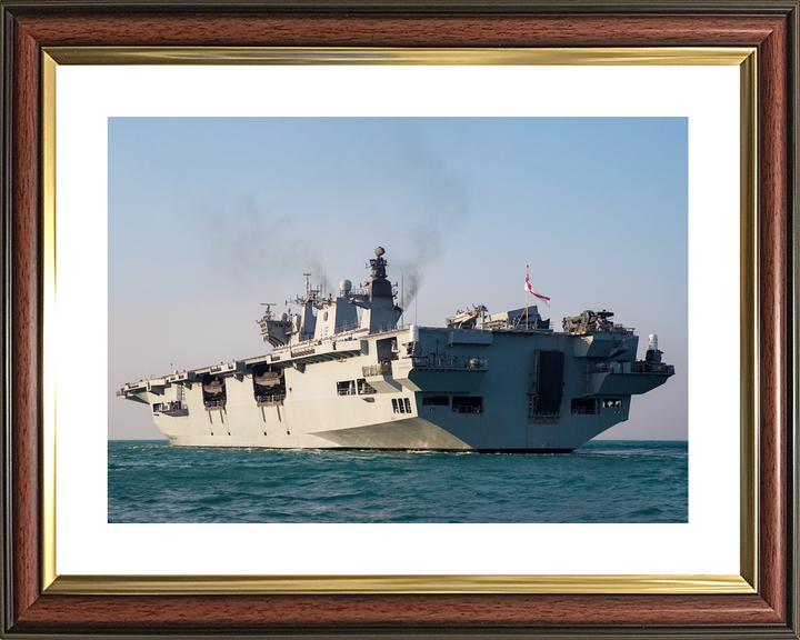 HMS Ocean L12 Landing Platform Helicopter November 2016 At Sea Photo Print - Posters, Prints, & Visual Artwork - by Hampshire Prints (image 8 of 9)