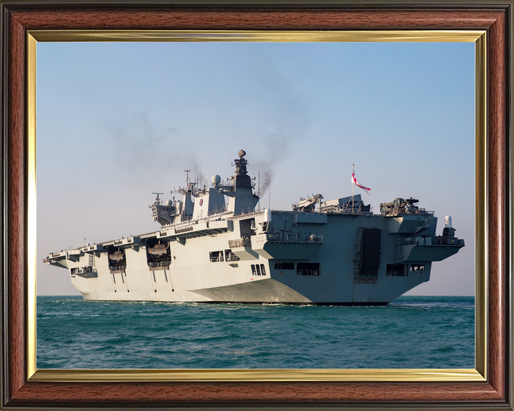 HMS Ocean L12 Landing Platform Helicopter November 2016 At Sea Photo Print - Posters, Prints, & Visual Artwork - by Hampshire Prints (image 9 of 9)