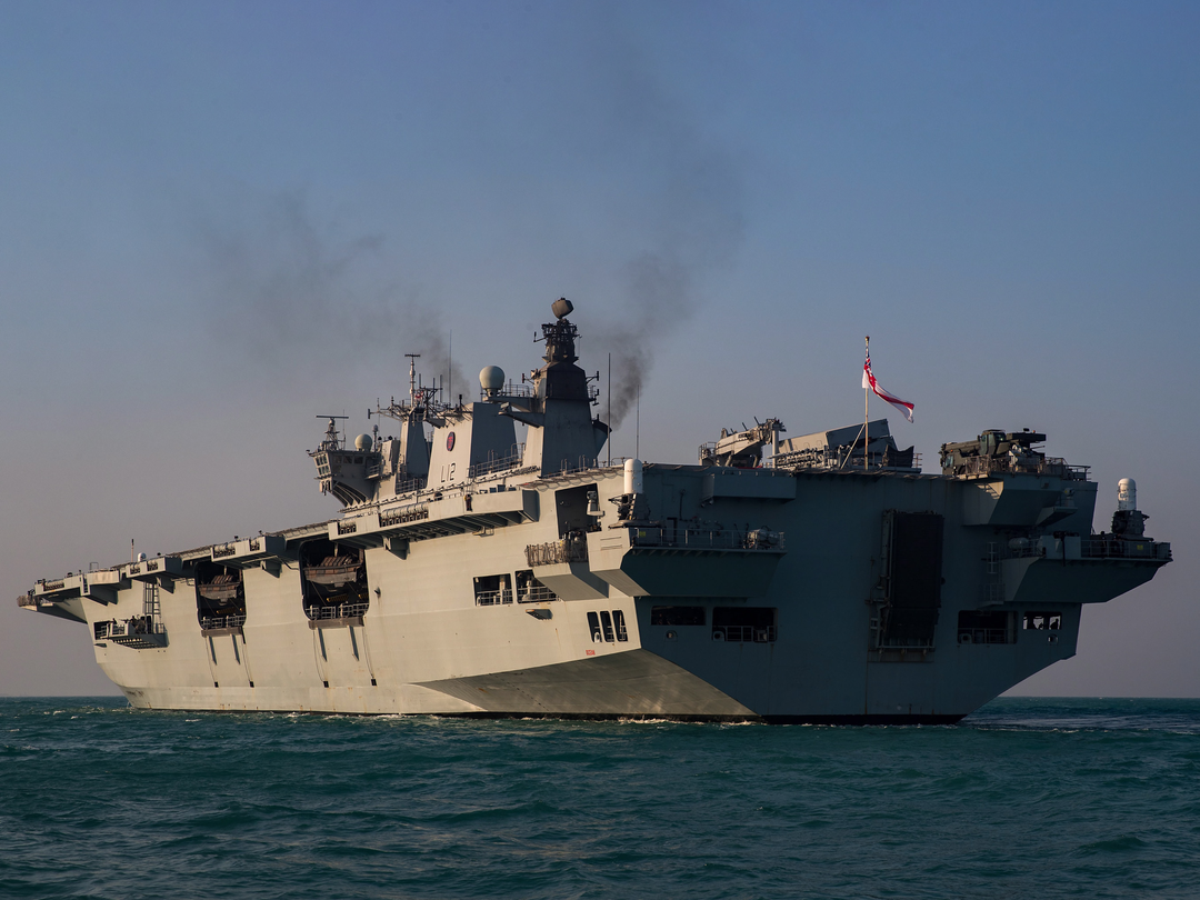 HMS Ocean (L12) Photo Print - At Sea 2016 - Royal Navy Landing Platform Helicopter Hampshire Prints 6 x 4 No Frame No