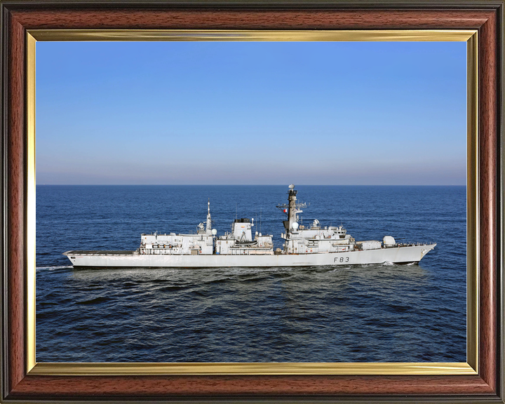 HMS St Albans F83 Type 23 Frigate January 2017 At Sea Photo Print - Posters, Prints, & Visual Artwork - by Hampshire Prints (image 9 of 9)