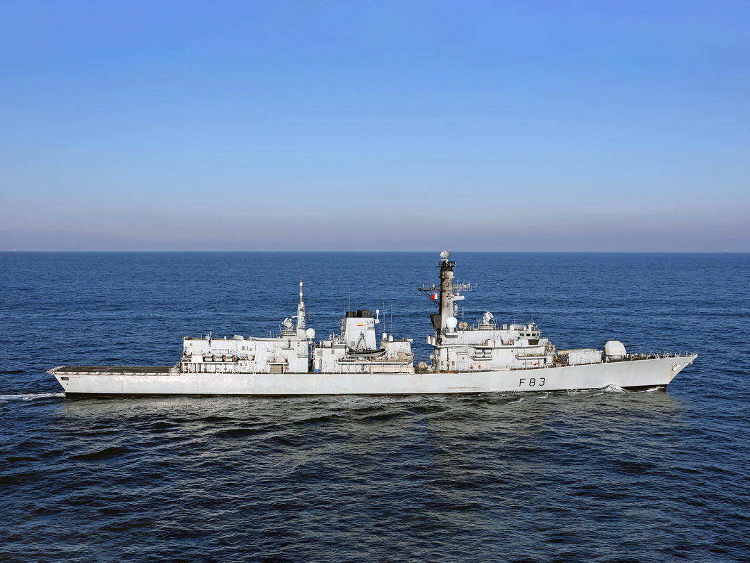 HMS St Albans F83 Type 23 Frigate January 2017 At Sea Photo Print - Posters, Prints, & Visual Artwork - by Hampshire Prints (image 1 of 9)