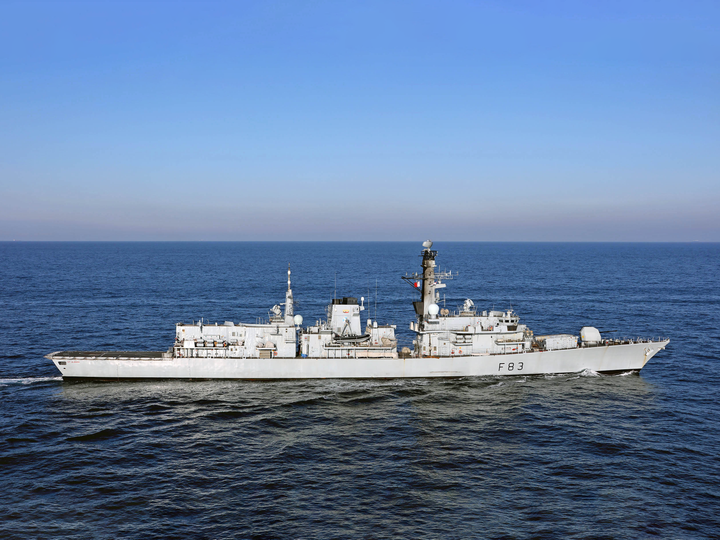 HMS St Albans F83 Type 23 Frigate January 2017 At Sea Photo Print - Posters, Prints, & Visual Artwork - by Hampshire Prints (image 1 of 9)