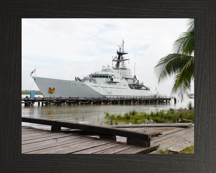 HMS Mersey P283 River Class Patrol Vessel March 2016 Guyana Photo Print - Posters, Prints, & Visual Artwork - by Hampshire Prints (image 3 of 9)