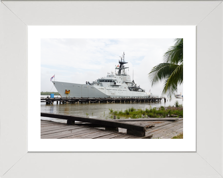 HMS Mersey P283 River Class Patrol Vessel March 2016 Guyana Photo Print - Posters, Prints, & Visual Artwork - by Hampshire Prints (image 4 of 9)