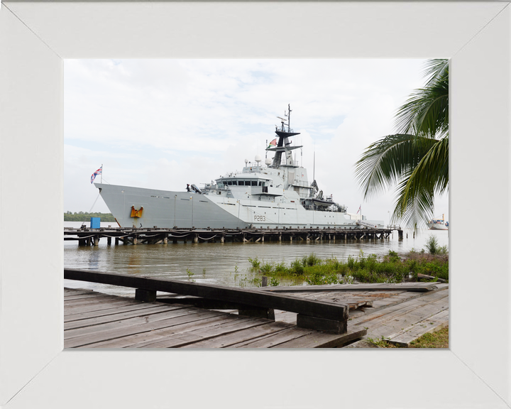 HMS Mersey P283 River Class Patrol Vessel March 2016 Guyana Photo Print - Posters, Prints, & Visual Artwork - by Hampshire Prints (image 5 of 9)