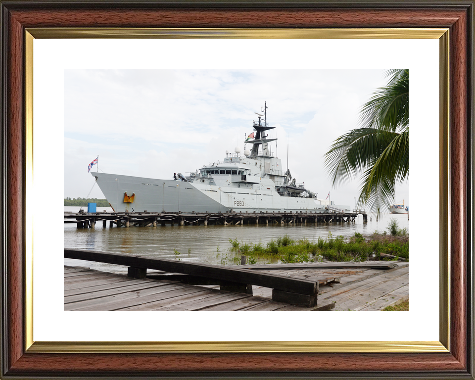 HMS Mersey P283 River Class Patrol Vessel March 2016 Guyana Photo Print - Posters, Prints, & Visual Artwork - by Hampshire Prints (image 8 of 9)