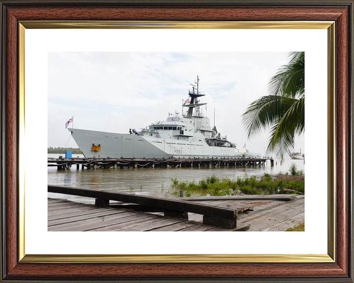 HMS Mersey P283 River Class Patrol Vessel March 2016 Guyana Photo Print - Posters, Prints, & Visual Artwork - by Hampshire Prints (image 8 of 9)