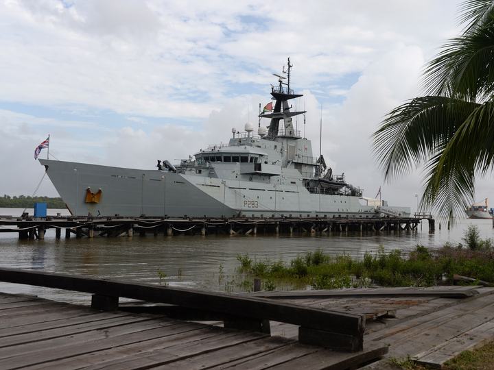HMS Mersey (P283) Photo Print - Guyana 2016 - Royal Navy River Class Patrol Vessel Hampshire Prints 6 x 4 No Frame No