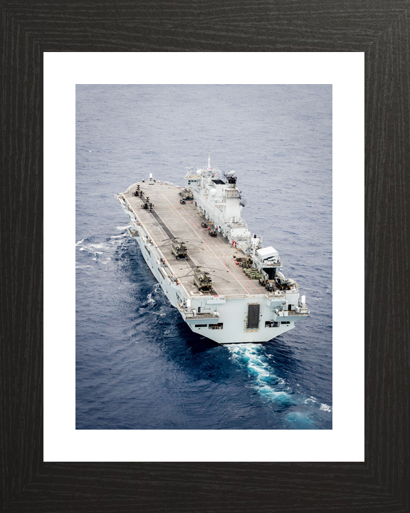 HMS Ocean L12 Landing Platform Helicopter September 2016 Stern View Photo Print - Posters, Prints, & Visual Artwork - by Hampshire Prints (image 2 of 9)