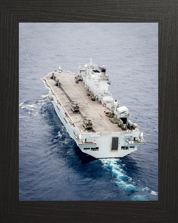 HMS Ocean L12 Landing Platform Helicopter September 2016 Stern View Photo Print - Posters, Prints, & Visual Artwork - by Hampshire Prints (image 3 of 9)