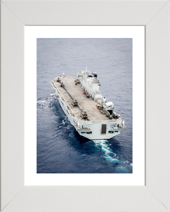 HMS Ocean L12 Landing Platform Helicopter September 2016 Stern View Photo Print - Posters, Prints, & Visual Artwork - by Hampshire Prints (image 4 of 9)