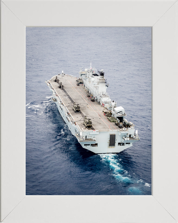HMS Ocean L12 Landing Platform Helicopter September 2016 Stern View Photo Print - Posters, Prints, & Visual Artwork - by Hampshire Prints (image 5 of 9)