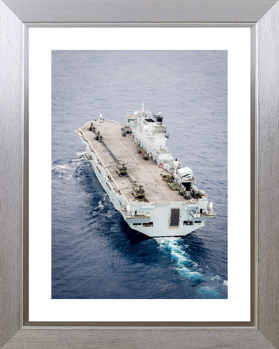 HMS Ocean L12 Landing Platform Helicopter September 2016 Stern View Photo Print - Posters, Prints, & Visual Artwork - by Hampshire Prints (image 6 of 9)