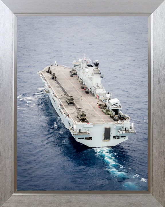 HMS Ocean L12 Landing Platform Helicopter September 2016 Stern View Photo Print - Posters, Prints, & Visual Artwork - by Hampshire Prints (image 7 of 9)