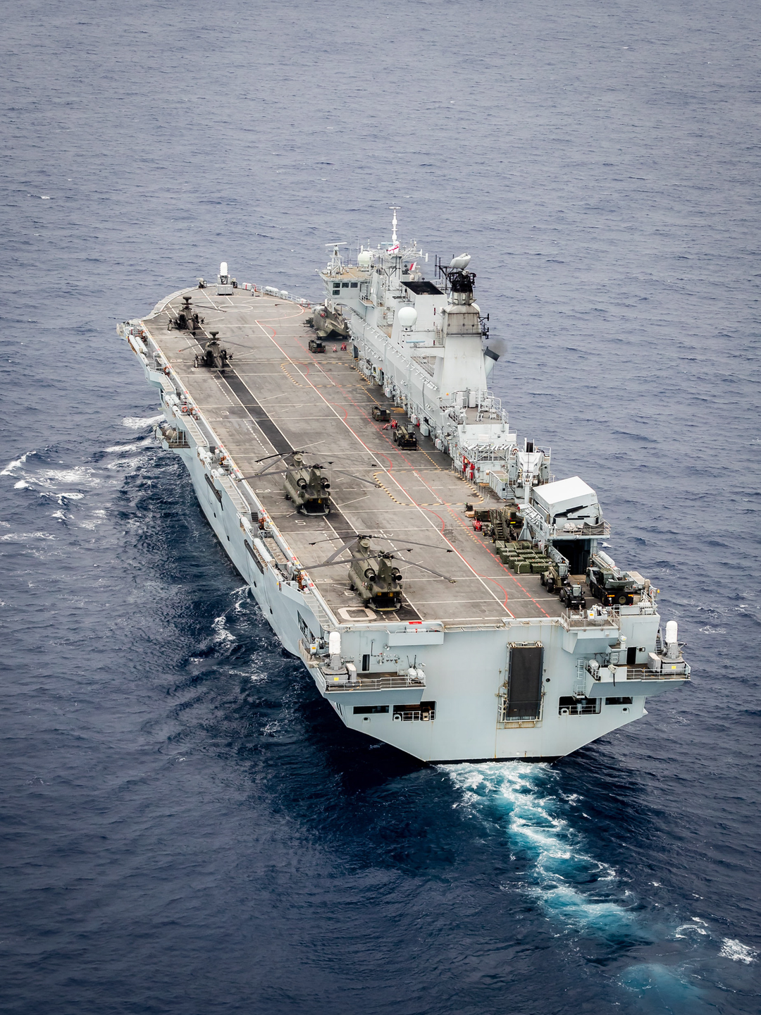 HMS Ocean (L12) Photo Print - Stern View 2016 - Royal Navy Landing Platform Helicopter Hampshire Prints 6 x 4 No Frame No