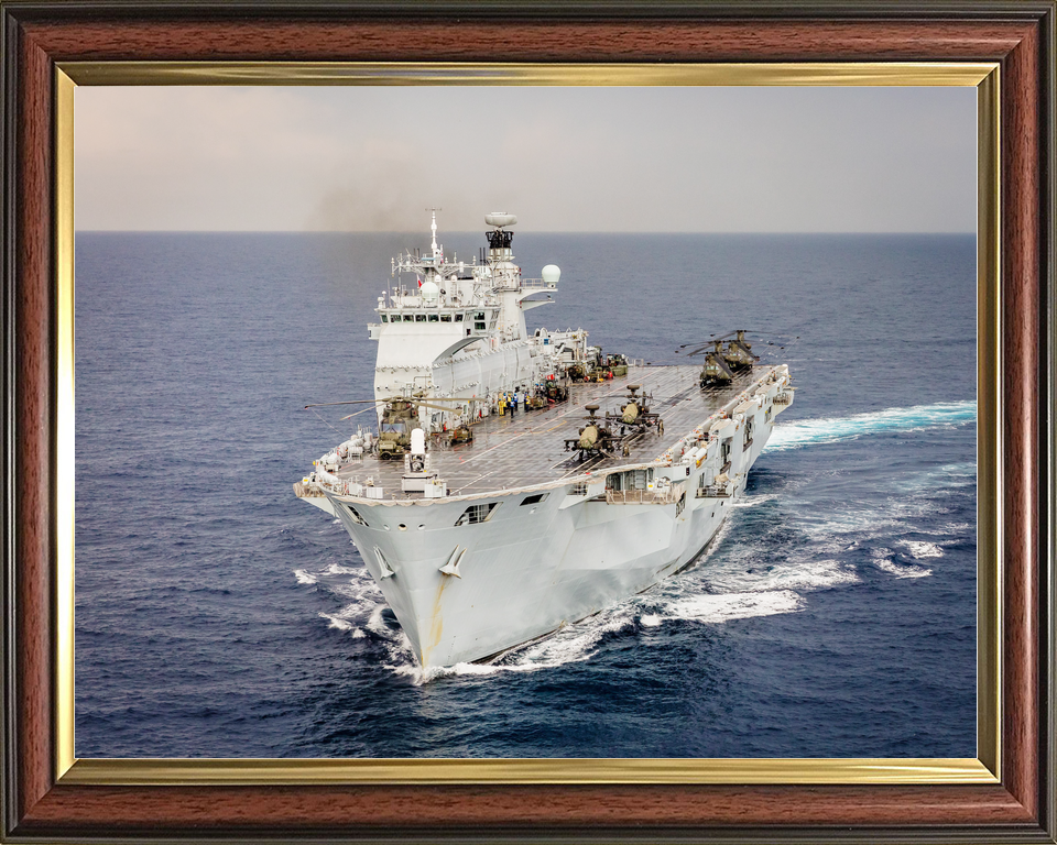 HMS Ocean L12 Landing Platform Helicopter September 2016 Mediterranean Photo Print - Posters, Prints, & Visual Artwork - by Hampshire Prints (image 9 of 9)