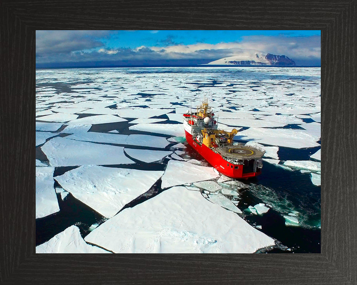 HMS Protector A173 Ice Patrol Vessel January 2016 Antarctic Photo Print - Posters, Prints, & Visual Artwork - by Hampshire Prints (image 3 of 9)