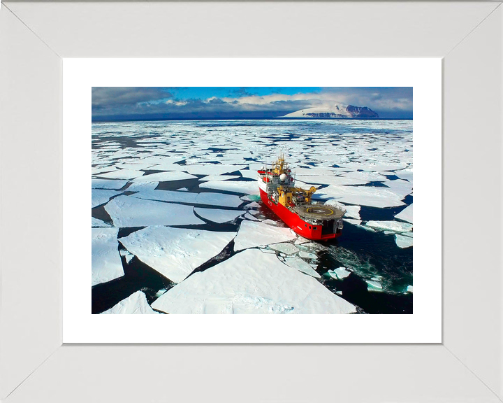 HMS Protector A173 Ice Patrol Vessel January 2016 Antarctic Photo Print - Posters, Prints, & Visual Artwork - by Hampshire Prints (image 4 of 9)