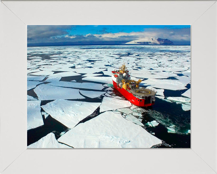 HMS Protector A173 Ice Patrol Vessel January 2016 Antarctic Photo Print - Posters, Prints, & Visual Artwork - by Hampshire Prints (image 5 of 9)