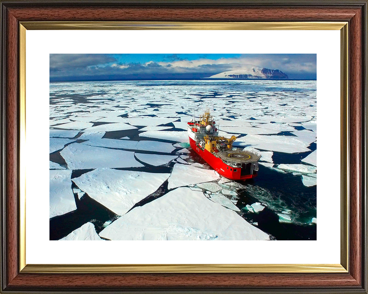 HMS Protector A173 Ice Patrol Vessel January 2016 Antarctic Photo Print - Posters, Prints, & Visual Artwork - by Hampshire Prints (image 8 of 9)
