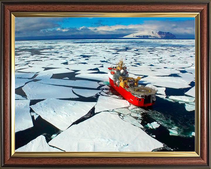 HMS Protector A173 Ice Patrol Vessel January 2016 Antarctic Photo Print - Posters, Prints, & Visual Artwork - by Hampshire Prints (image 9 of 9)