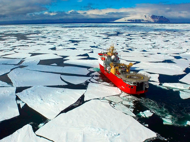 HMS Protector A173 Ice Patrol Vessel January 2016 Antarctic Photo Print - Posters, Prints, & Visual Artwork - by Hampshire Prints (image 1 of 9)