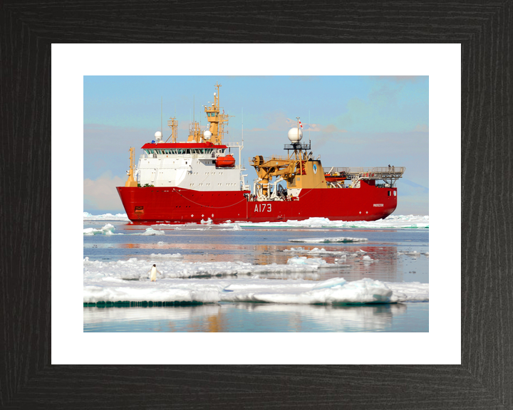 HMS Protector A173 Ice Patrol Vessel January 2016 Reflections Photo Print - Posters, Prints, & Visual Artwork - by Hampshire Prints (image 2 of 9)