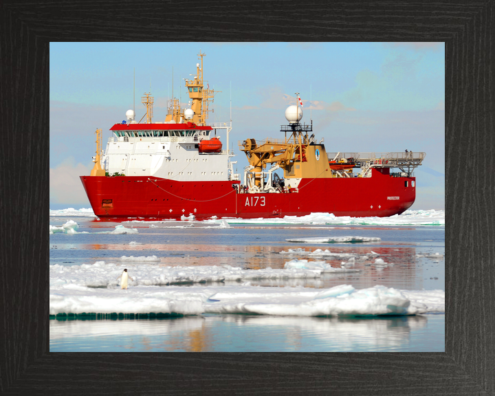 HMS Protector A173 Ice Patrol Vessel January 2016 Reflections Photo Print - Posters, Prints, & Visual Artwork - by Hampshire Prints (image 3 of 9)