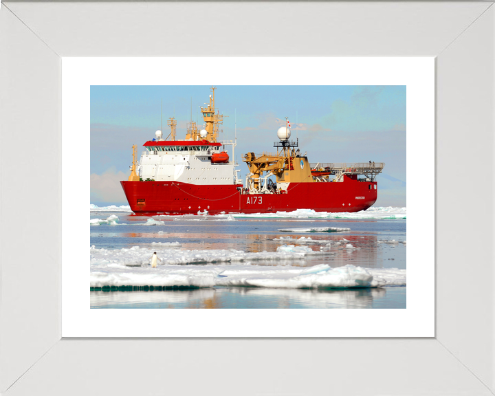 HMS Protector A173 Ice Patrol Vessel January 2016 Reflections Photo Print - Posters, Prints, & Visual Artwork - by Hampshire Prints (image 4 of 9)
