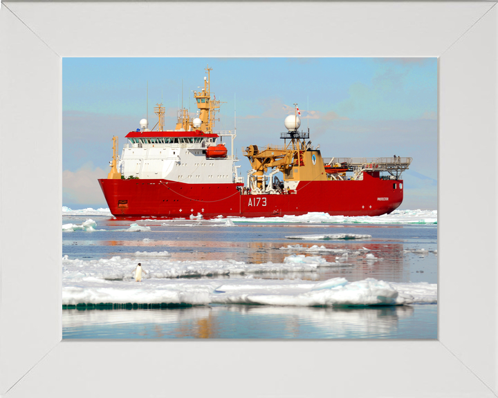 HMS Protector A173 Ice Patrol Vessel January 2016 Reflections Photo Print - Posters, Prints, & Visual Artwork - by Hampshire Prints (image 5 of 9)