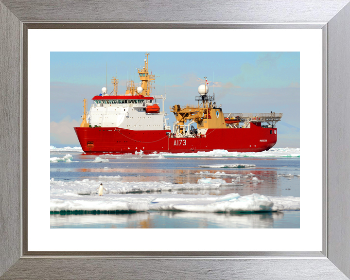 HMS Protector A173 Ice Patrol Vessel January 2016 Reflections Photo Print - Posters, Prints, & Visual Artwork - by Hampshire Prints (image 6 of 9)