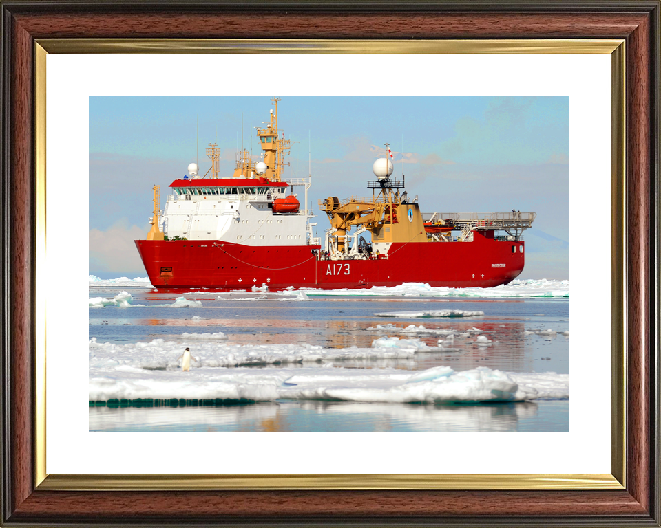 HMS Protector A173 Ice Patrol Vessel January 2016 Reflections Photo Print - Posters, Prints, & Visual Artwork - by Hampshire Prints (image 8 of 9)