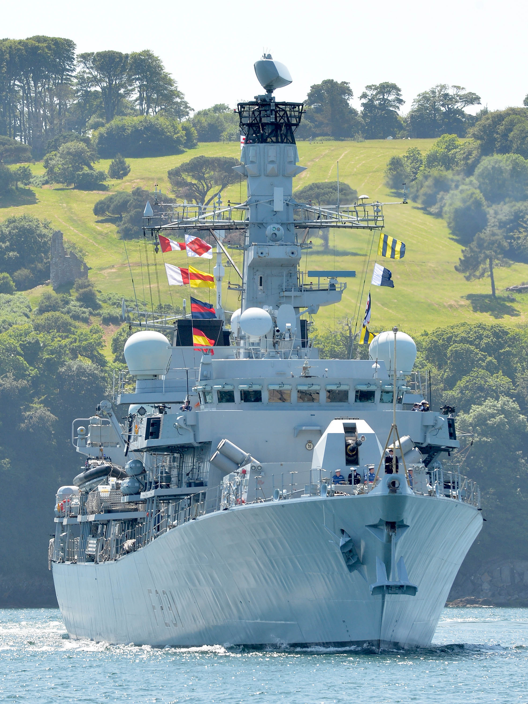 HMS Argyll (F231) Royal Navy Type 23 Frigate Plymouth Sound 2014 Photo Print Wall Art Decor Posters, Prints, & Visual Artwork Hampshire Prints 6 x 4 No Frame No