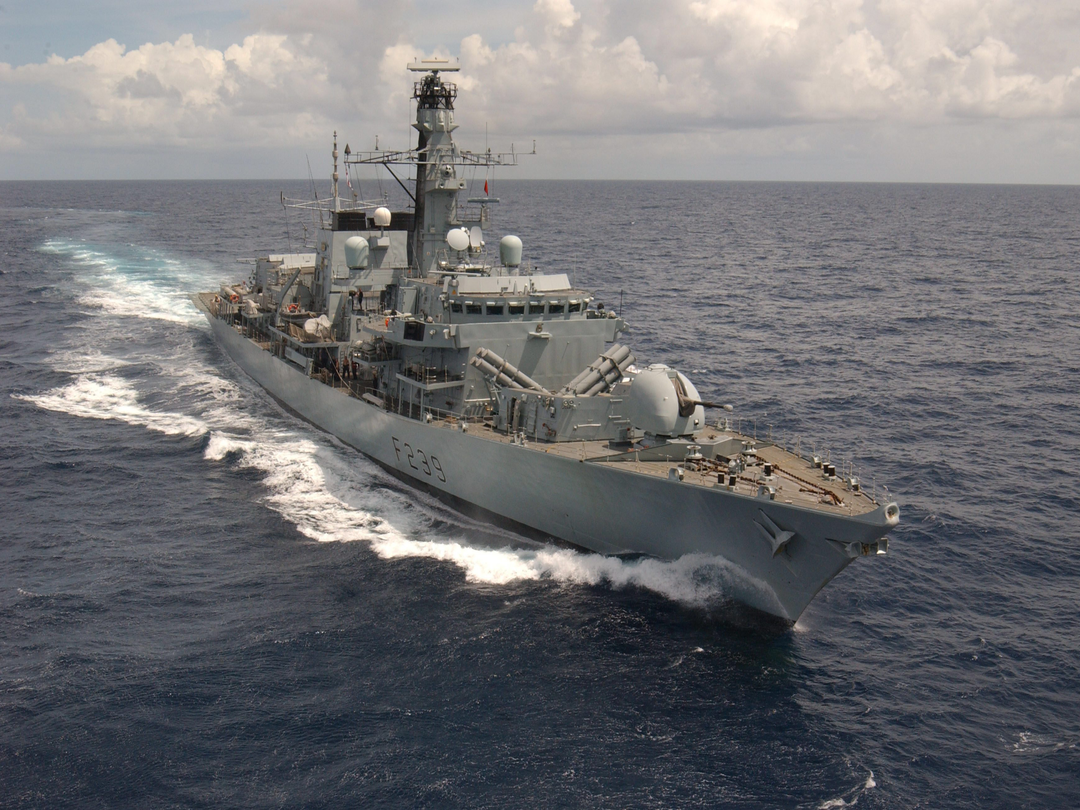 HMS Richmond (F239) Photo Print - At Sea 2004 - Royal Navy Type 23 Frigate Hampshire Prints 6 x 4 No Frame No