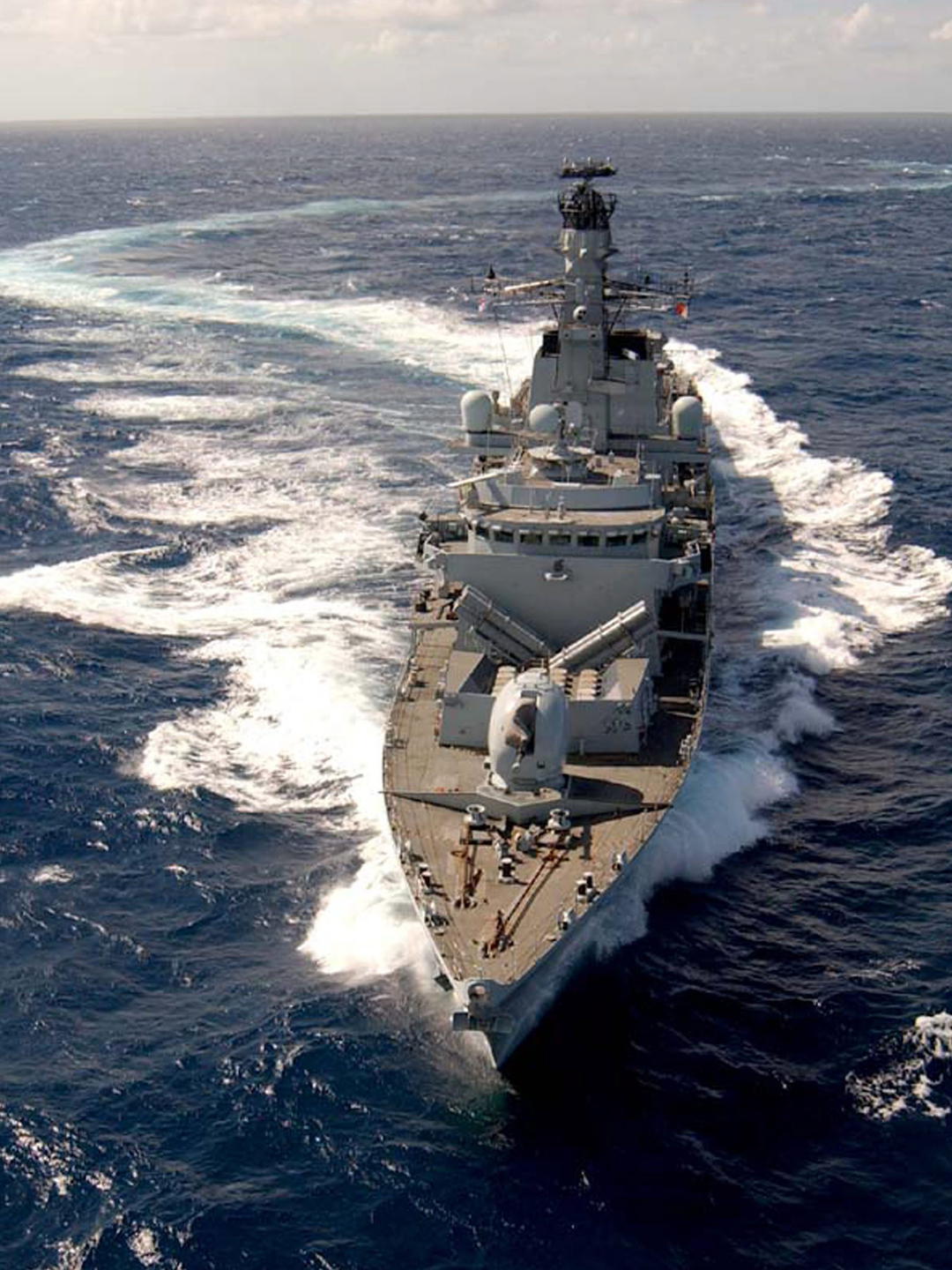 HMS Richmond (F239) Photo Print - Bow View 2004 - Royal Navy Type 23 Frigate Hampshire Prints 6 x 4 No Frame No