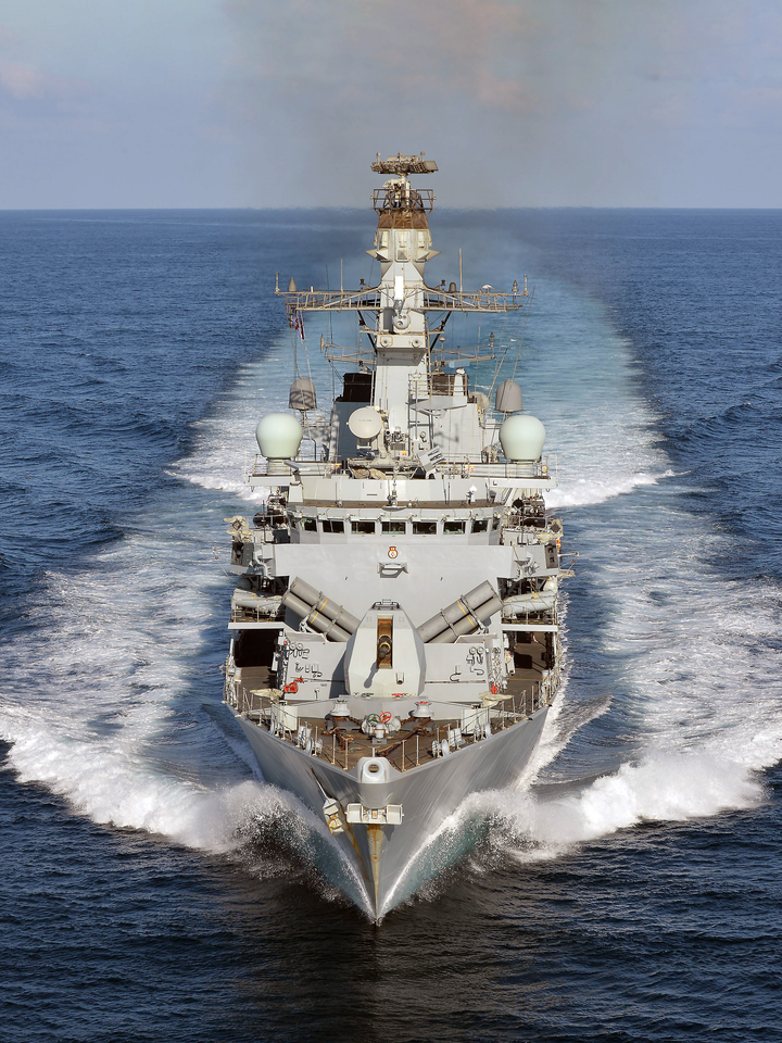 HMS Kent (F78) Photo Print - at sea 2015 - Royal Navy Type 23 Frigate Hampshire Prints 6 x 4 No Frame No