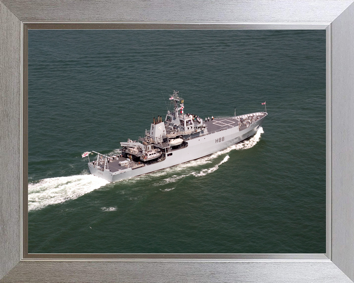 HMS Enterprise (H88) Royal Navy Hydrographic Survey Vessel Fleet Review 2005 Photo Print Wall Art Decor - Posters, Prints, & Visual Artwork - by Hampshire Prints (image 7 of 9)