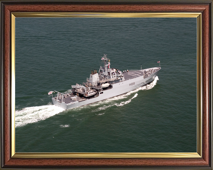 HMS Enterprise (H88) Royal Navy Hydrographic Survey Vessel Fleet Review 2005 Photo Print Wall Art Decor - Posters, Prints, & Visual Artwork - by Hampshire Prints (image 9 of 9)