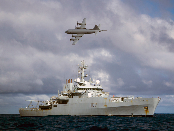 HMS Echo H87 Echo Class Survey Vessel 29 March 2014