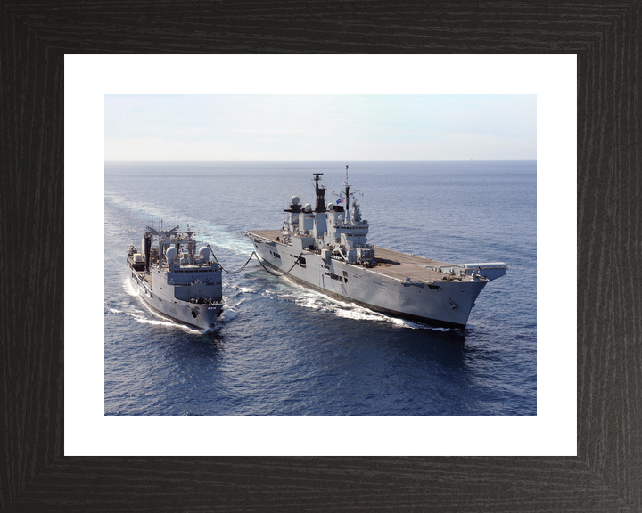 HMS Illustrious (R06) Royal Navy Invincible Class Aircraft Carrier RAS 2013 Photo Print Wall Art Decor - Posters, Prints, & Visual Artwork - by Hampshire Prints (image 2 of 9)