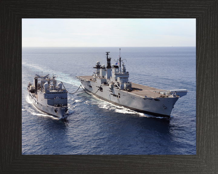 HMS Illustrious (R06) Royal Navy Invincible Class Aircraft Carrier RAS 2013 Photo Print Wall Art Decor - Posters, Prints, & Visual Artwork - by Hampshire Prints (image 3 of 9)