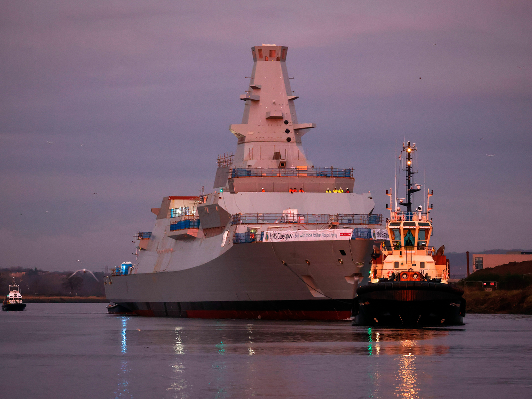 HMS Glasgow (F88) Photo Print - Scotstoun Shipyard - Royal Navy Type 26 Frigate Hampshire Prints 6 x 4 No Frame No