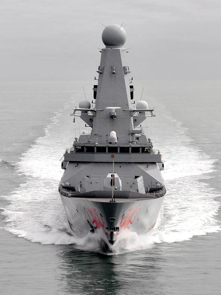 HMS Dragon (D35) Photo Print - Bow View 2011 - Royal Navy Type 45 Destroyer Hampshire Prints 6 x 4 No Frame No
