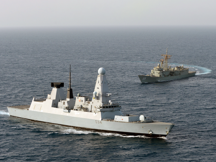 HMS Diamond (D34) Royal Navy Type 45 Destroyer HMAS Melbourne Photo Print Wall Art Decor Posters, Prints, & Visual Artwork Hampshire Prints 6 x 4 No Frame No