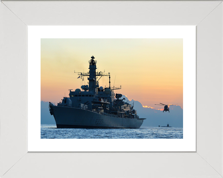 HMS Monmouth F235 Type 23 Frigate December 2012 Sunset Photo Print - Posters, Prints, & Visual Artwork - by Hampshire Prints (image 4 of 9)