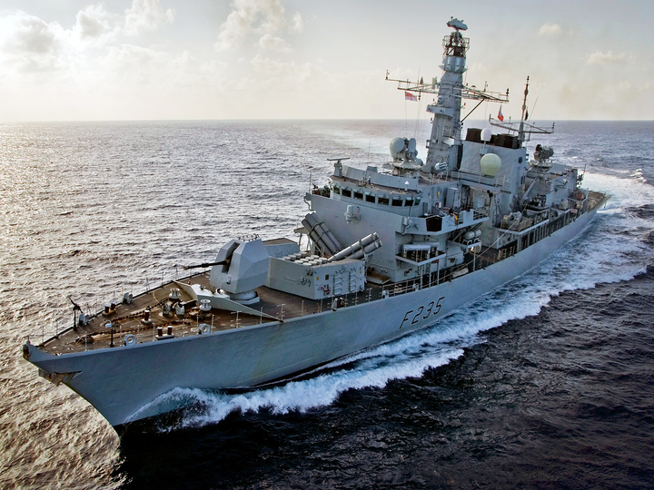 HMS Monmouth F235 Type 23 Frigate March 2011 Photo Print - Posters, Prints, & Visual Artwork - by Hampshire Prints (image 1 of 9)