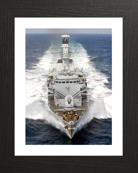 HMS Portland F79 Type 23 Frigate December 2008 Bow View