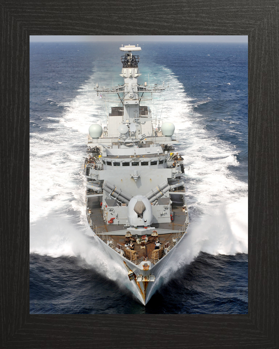 HMS Portland F79 Type 23 Frigate December 2008 Bow View