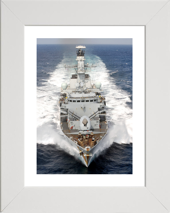 HMS Portland F79 Type 23 Frigate December 2008 Bow View